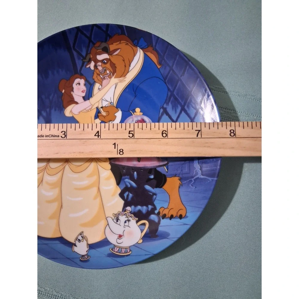Disney Knowles Beauty and the Beast Learning to Love Collector Plate 1993 8 in - Picture 2 of 3